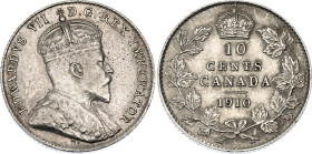 Canada 10 Cents 1910