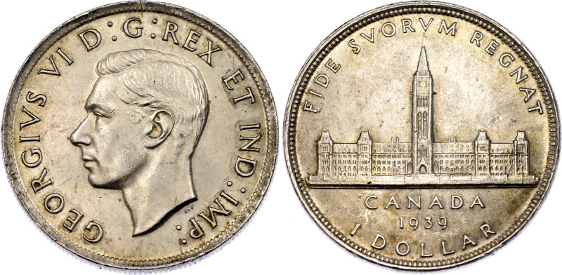 Canada 1 Dollar 1949

KM# 47, N# 452; Silver; George VI; Accession of Newfound...