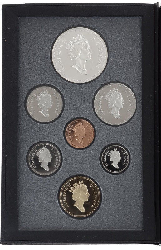 Canada Proof Set of 7 Coins 1992

KM# PS19 (KM204-210); Proof; With Original C...