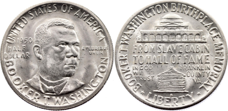 United States 1/2 Dollar 1946 S

KM# 198, N# 4400; Silver; Booker T. Washingto...
