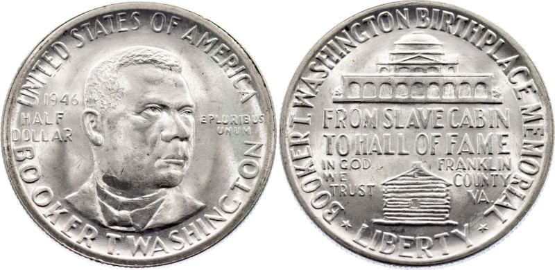 United States 1/2 Dollar 1946

KM# 198, N# 4400; Silver; Booker T. Washington ...