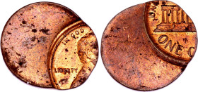United States 1 Cent 1982 - 2008 (ND) Misstrike Error