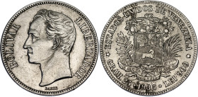 Venezuela 5 Bolivares 1935