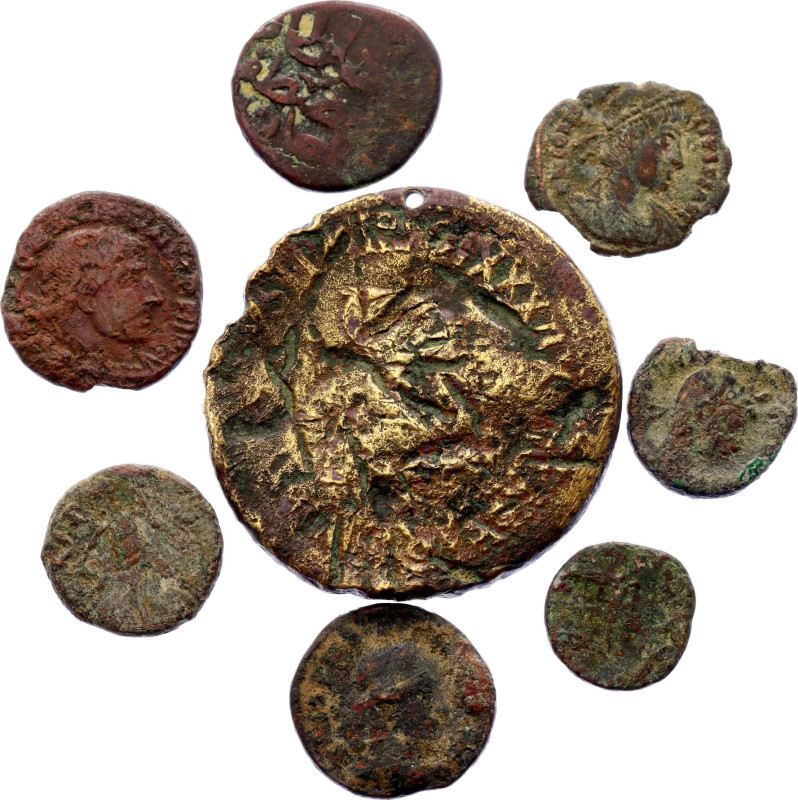 Ancient World Lot of 8 Coins 200 -1400

Copper; Low qualtity; G-VG