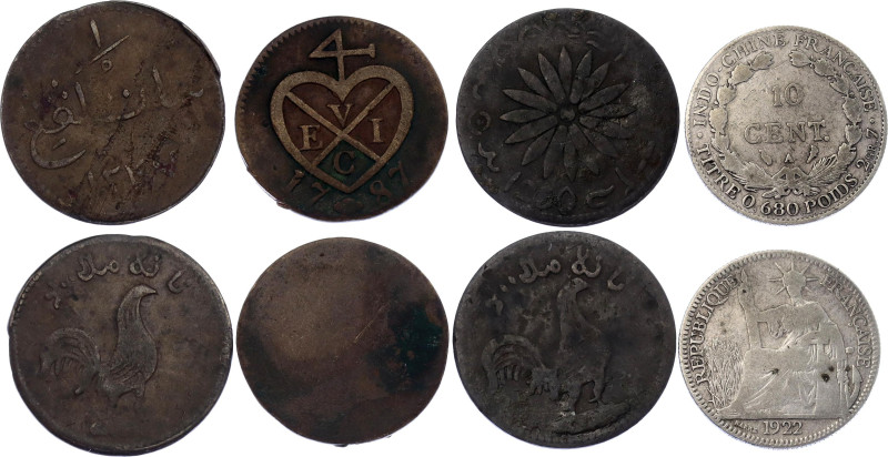 Asia Lot of 4 Coins 1787 - 1922

With Silver; Various Countries, Dates & Denom...