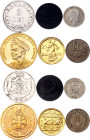 Europe Lot of 6 Coins, Medals & Tokens 1875 - 2001