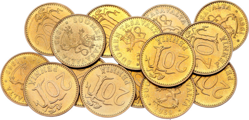 Finland 15 x 20 Pennia 1969

KM# 47, N# 1060; Mostly UNC