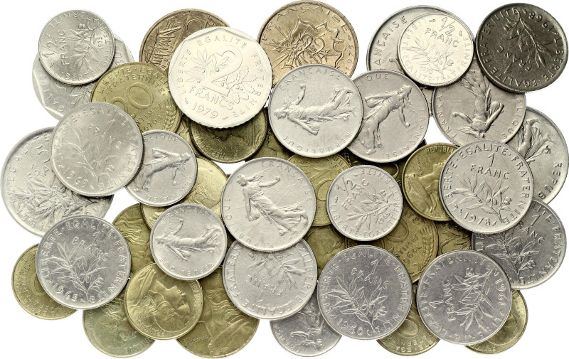 France Lot of 44 Coins 1960 - 1981

Various Dates & Denominations; XF/UNC