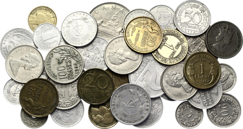 World Lot of 40 Coins 1920 - 1975

With Silver; Various Dates, Denominations &...