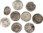 World Lot of 9 Silver Coins 18th - 19th Centuries