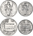 French Polynesia 1 - 2 Francs 1979 - 1983