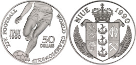Niue 50 Dollars 1990