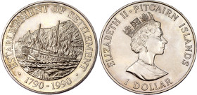 Pitcairn 1 Dollar 1990 (ND)