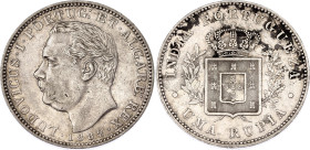 India Portuguese 1 Rupia 1882
