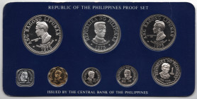 Philippines Mint Set of 8 Coins 1975