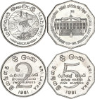 Sri Lanka 2 - 5 Rupees 1981