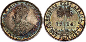 British West Africa 1 Shilling 1914