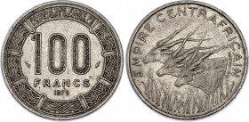 Central African Republic 100 Francs 1978
