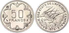 Central African States 50 Francs 1976 A Essai