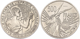 Central African States 500 Francs 1976 Essai