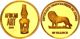 Congo Democratic Republic 20 Francs 2000