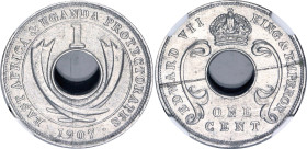 East AfrIca 1 Cent 1907 NGC MS 62