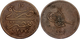 Egypt 40 Para 1870 AH 1277//10