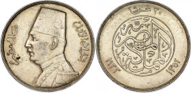 Egypt 20 Piastres 1933 AH 1352