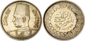 Egypt 5 Piastres 1939 AH 1358
