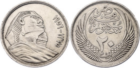 Egypt 20 Qirsh 1956 AH 1375