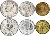 Equatorial Guinea 1 - 5 - 10 Ekuele 1975