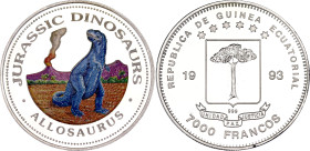 Equatorial Guinea 7000 Francos 1993