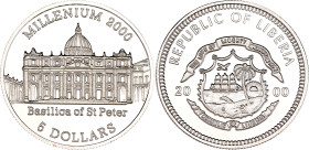 Liberia 5 Dollars 2000