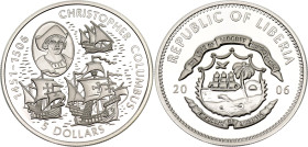 Liberia 5 Dollars 2006