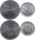 Mali 5 - 25 Francs 1961 - 1976