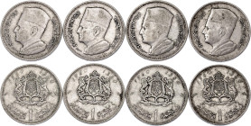 Morocco 4 x 1 Dirham 1960 AH 1380