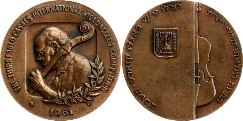 Israel Bronze Medal "3rd Pablo Casals International Violoncello Competition" 196...