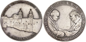 Israel Medal "The Jubilee Pilgrimage to the Holy Land Bethlehem - Palestine" 2000