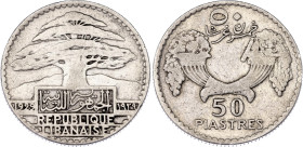 Lebanon 50 Piastres 1929