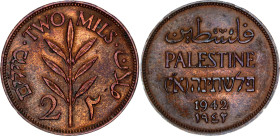 Palestine 2 Mils 1942