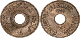 Palestine 10 Mils 1946