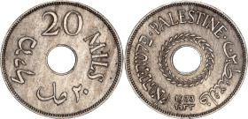 Palestine 20 Mils 1933