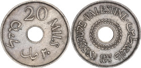 Palestine 20 Mils 1935