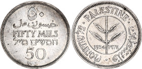 Palestine 50 Mils 1934