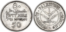 Palestine 50 Mils 1940