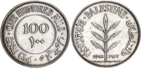 Palestine 100 Mils 1942