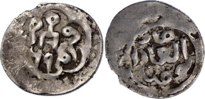 Golden Horde Qrim Yarmaq 1291 AH 690 Toqta Khan

Silver 1.42 g.; Obv: Legend: ...