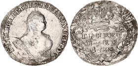 Russia Grivennik 1750 R