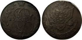 Russia 5 Kopeks 1783 ЕМ PCGS MS62BN