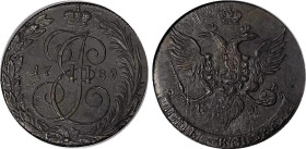 Russia 5 Kopeks 1789 КМ PCGS MS63BN